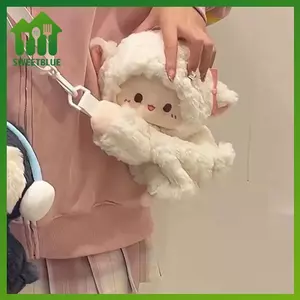 SWEET Nhỏ Chim Cánh Cụt Cừu Papa Lamb Túi Đa Năng Sang Trọng Túi Khuôn Viên Túi Đeo Vai Búp Bê Dễ Thương Đeo Ngang Bapa n