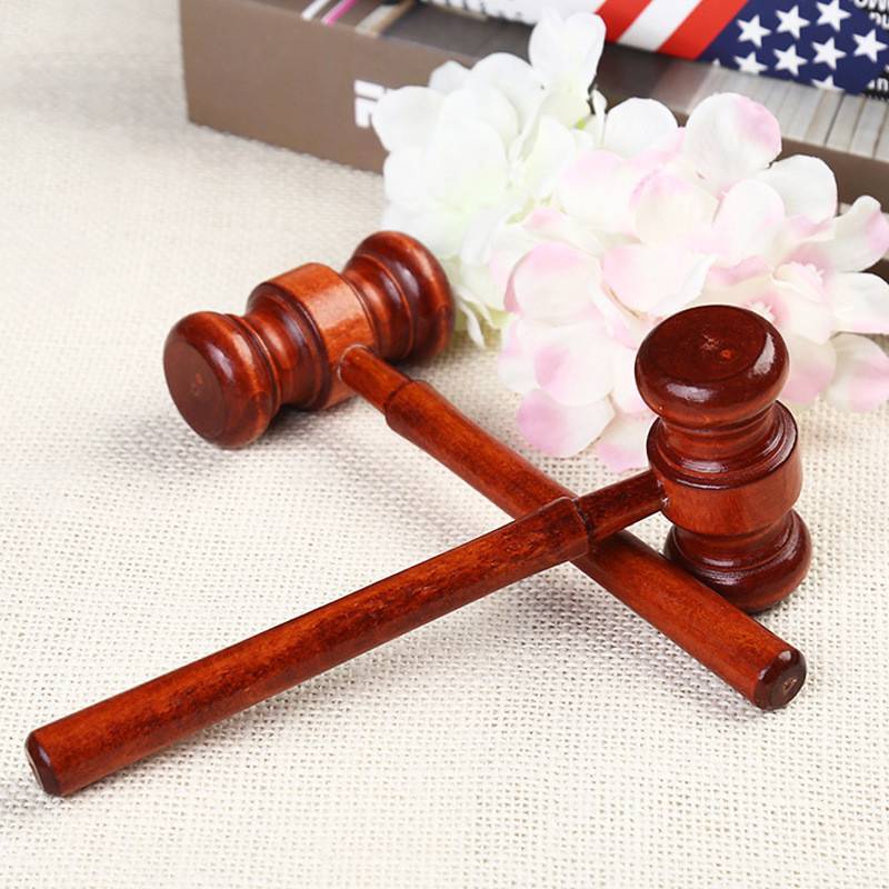 SWEET Mini Búa Gỗ Thẩm Phán/Luật Sư Trang Trí Đa Năng