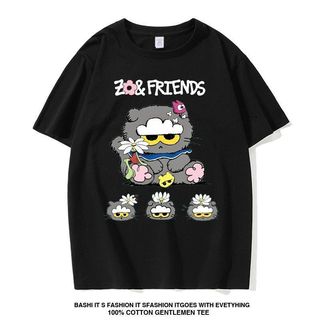 Áo Thun Nam Nữ Tay Ngắn Phong Cách Graffiti & Hoa Daisy - Cặp Đôi Thời Trang