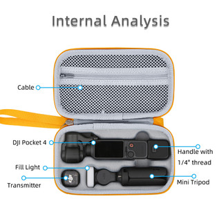 Dành Cho DJI Osmo Pocket 4 Túi Bảo Quản Đa Năng Bộ Di Động Đeo Vai Túi Xách Volg Cầm Tay 4 Thể Thao Camera Phụ Kiện