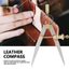 NOTE1 Bộ chia lò xo Caliper, Chân phẳng Đồng thau Fulcrum Dụng cụ may vá DIY, Thiết kế xoay chuyên nghiệp Thép Carbon 100mm Dụng cụ vẽ Leathercraft