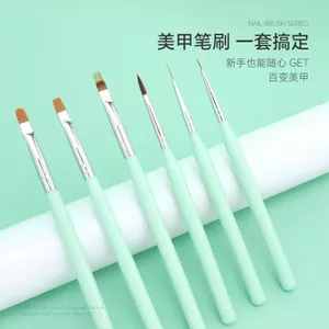 Bộ cọ làm móng tay|Bộ đầy đủ các dây vẽ hoa|Tranh vẽ quang trị liệu|Quét hình vuông tròn|Bút cánh hoa Gradient|Cửa hàng làm móng chuyên dụng