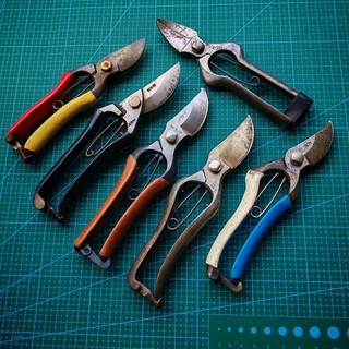 Cắt Tỉa Phụ Kiện Vintage Nhánh Kéo V Mùa Xuân Pupa Mùa Xuân Kẹp Sắt Móc Nhật Bản Okaheng Cao Su Tay Vít Đai Ốc