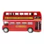 1 Cái Kim Loại Kéo Ba Mô Phỏng Trang Trí Đồ Chơi Ô Tô 1: 64 Vintage Anh Châu Âu Đôi Hươu Xe Buýt Diecast Hợp Kim Xe Mô Hình Đồ Chơi Trẻ Em Cổ [Mới]