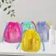 < WHPHous-t > Túi đựng dây rút bằng lưới Nylon Túi hoạt động du lịch và ngoài trời đa năng dành cho sản phẩm kỹ thuật số Túi trang điểm đẹp