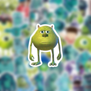 54 Chiếc Disney Monster Inc Dán Chống Thấm Nước DIY Notebook Điện Thoại Laptop Mũ Bảo Hiểm Xe Dán Đề Can
