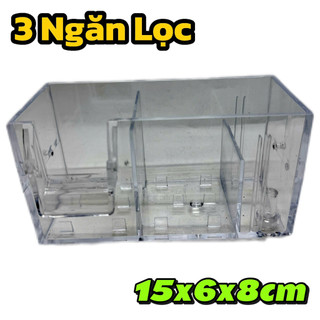 Hộp Lọc Tràn Treo Acrylic Bể Cá Cảnh Không Kiềng Jeneca (Chưa Kèm Bơm)