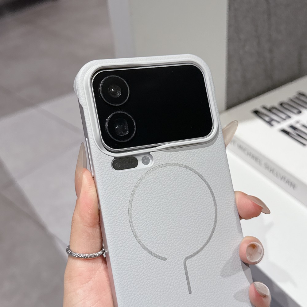 Ốp điện thoại viền nâng ống kính từ tính không viền cho Xiaomi 17 15 14 Pro 17 Pro Max 15 14 Ultra Chống trượt Chống rơi Vỏ điện thoại thời trang đơn giản