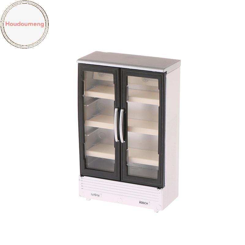 Houdou 1 / 12 Nhà Búp Bê Mô Phỏng Tủ Lạnh Tủ Đông Mô Hình Nhà Búp Bê Nội Thất Phụ Kiện Búp Bê Trang Trí Nhà Đồ Chơi VN
