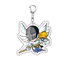 SQ3 Digimon Phiêu Lưu Acrylic Móc Khóa Yagami Taichi Mặt Dây Chuyền Túi Phụ Kiện Anime Ngoại Vi QS3