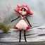 25cm Hazbin Khách sạn Anime Hình Alastor VEL Vox Niffty Búp bê sang trọng với khung dây xương Đồ chơi trẻ em Quà tặng sinh nhật