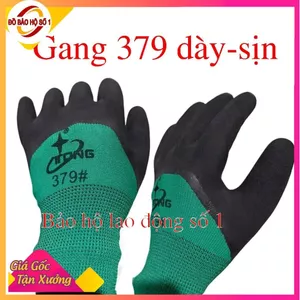 Bịch GANG 379-12 Đôi Găng Tay Bảo Hộ Lao Động Cao Cấp phủ cao su