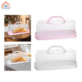 Hộp Bánh Mì Hình Chữ Nhật Hộp Đựng Bánh Loaf Hộp Đựng Có Nắp Trong Suốt Bảo Quản Thực Phẩm Cho DIY Nướng Tốt Nghiệp Đám Cưới