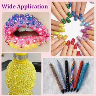 Bộ kim cương giả nhựa FILL, Thạch thạch lấp lánh nghệ thuật, Hot Nhiều màu DIY Trang trí Bedazzling Kim cương giả để trang trí kính