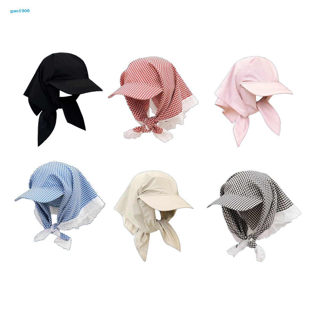 Gao - Mũ Bảo Hộ Chống Nắng UV Cho Nữ Với Vành Rộng và Dây Đeo Phía Sau, Thoáng Khí và Nhanh Khô - Perfect Cho Hoạt Động Ngoài Trời