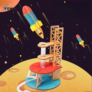 YOWEI 1 Bộ Roet Launch Pad Trẻ em Khoa học và Giáo dục Thí nghiệm Hàng không vũ trụ Mô hình DIY Thủ công lắp ráp Đồ chơi Quà tặng VN
