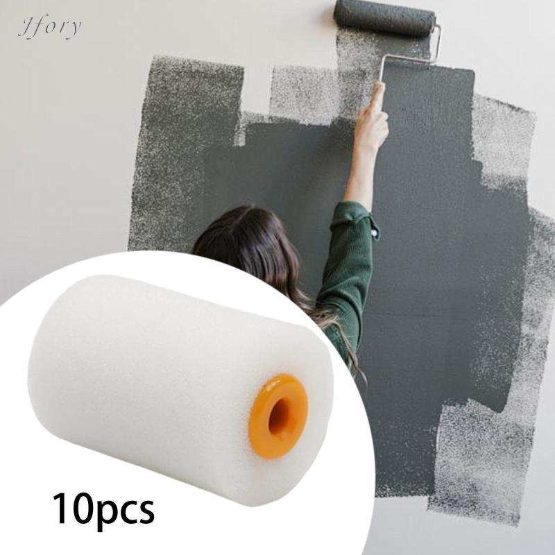Jfory Con lăn sơn bọt biển Công cụ vẽ phần nhỏ Dễ dàng cài đặt Dụng cụ dán tường cho nội thất gia đình