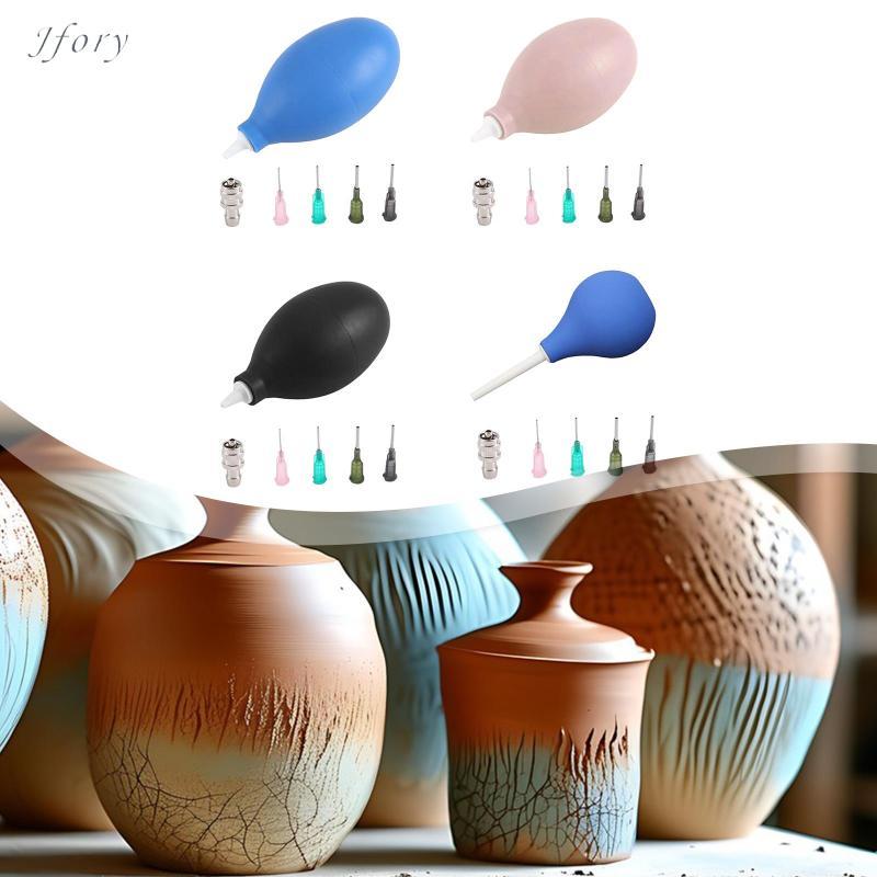 Jfory Bộ công cụ ứng dụng cho đất sét, chai bóp, dụng cụ gốm cho các ứng dụng dính