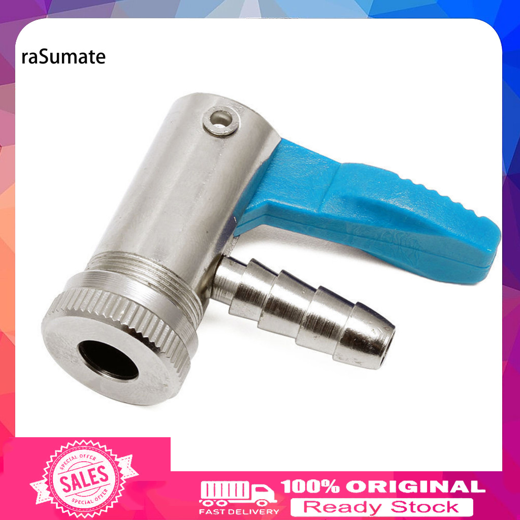 < rasumate > 6mm / 8mm Xe Máy Xe Máy Lốp Xe Đạp Máy Bơm Hơi Lốp Van Bơm Không Khí Đầu Nối Chuck