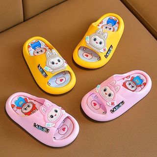 Dép cho bé Labubu - dép đi trong nhà chống trượt mềm nhẹ hoạt hình dễ thương mùa hè
