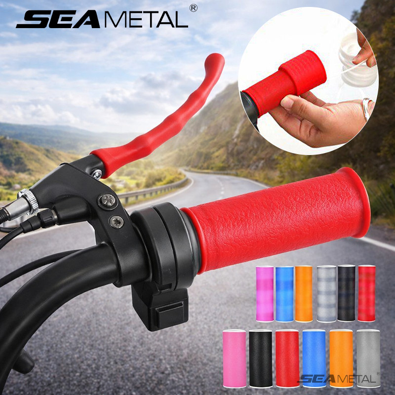 Tay lái xe máy và xe đạp bằng silicon SEAMETAL cần phanh xe đạp chống trượt thích hợp cho xe đạp leo núi