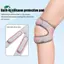 Bộ bảo vệ đầu gối Springevenstar silicone điều chỉnh được, hỗ trợ chạy bộ và tập gym