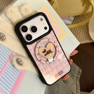 [Sheren] Ốp Điện Thoại Kẻ Sọc Puppy Gilt Thích Hợp Cho i17 16 15 14 13 12 11 pro max Vỏ Bảo Vệ Chống Sốc