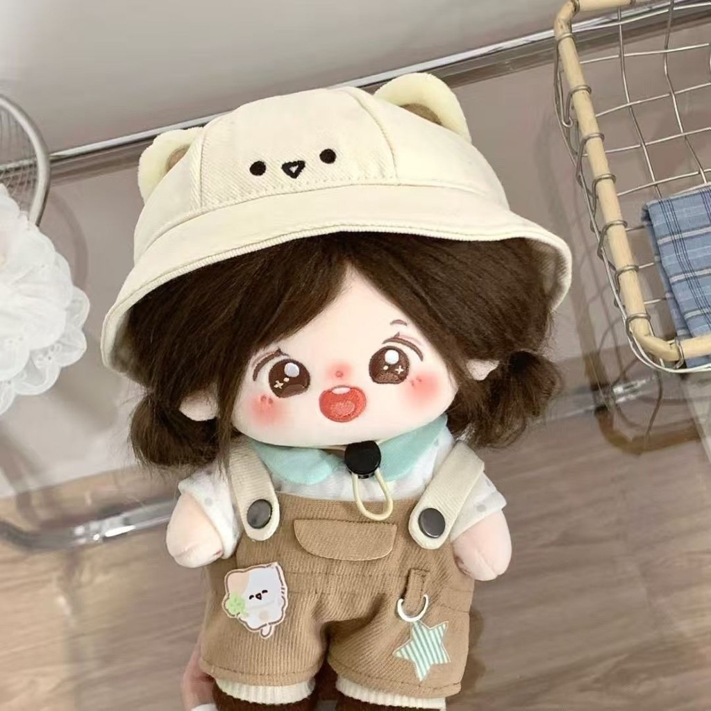 20cm Quần Áo Cho Bé Cotton Búp Bê Dễ Thương Quần Áo Cắm Trại Mèo Con Búp Bê Dễ Thương Mặc Quần Áo Búp Bê
