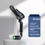 Giá đỡ điện thoại tấm che nắng LACYESUK, chống rung đa chức năng 360° Giá đỡ điện thoại xoay, Điện thoại thông minh ổn định đa năng có thể điều chỉnh Giá đỡ Phụ kiện nội thất ô tô