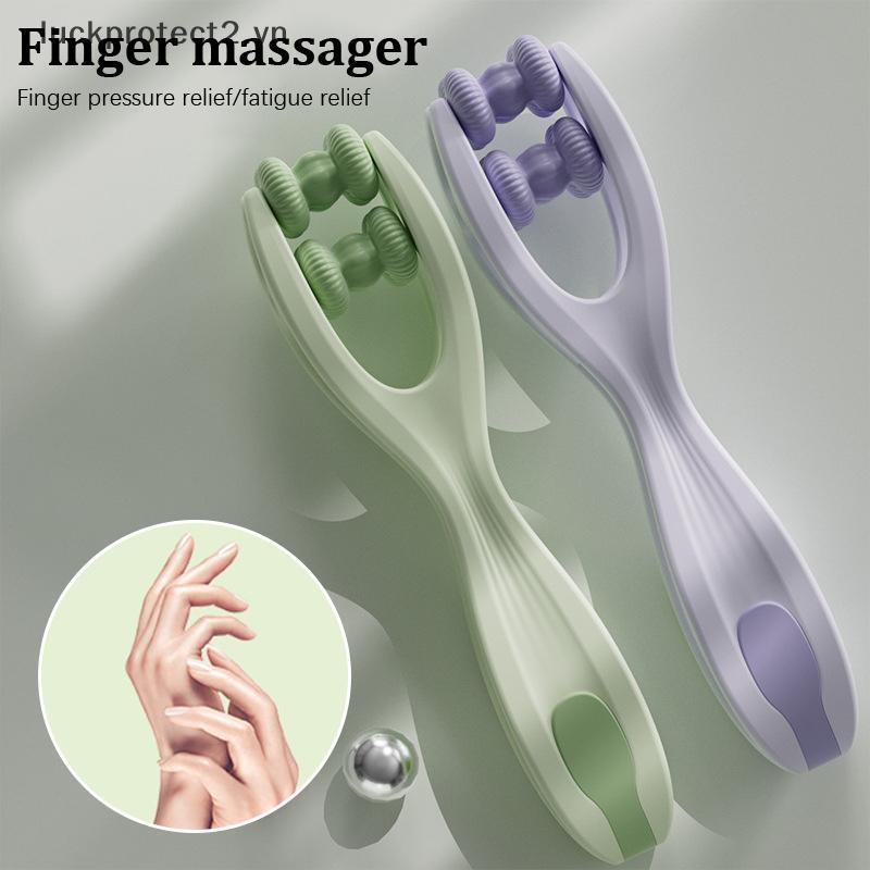 # luckpro # Double Roller Hand Acupunture Points Finger Joint Hand Massager Cầm tay Giảm mệt mỏi ngón tay Giảm lưu thông máu.