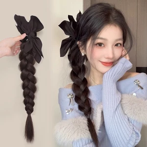 Nơ Kẹp Tóc Tiện Lợi Cho Bím Và Đuôi Ngựa - Phong Cách Ngọt Ngào