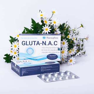 [HÀNG CÔNG TY] Pharmaform GLUTA-NAC Viên uống hỗ trợ chống lão hóa, làm sáng da (hộp 30 viên)