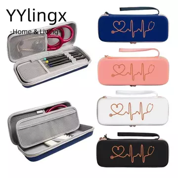 Ống nghe YYLINGX, Hộp lưu trữ EVA di động, Túi lưới đa chức năng cứng chống sốc cho Littmann Classic III