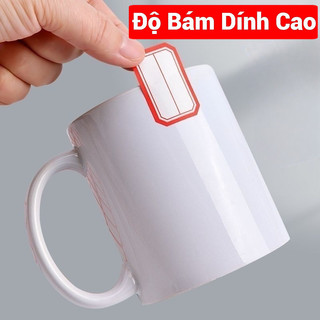 Combo 50 Tờ Nhãn Dán Ghi Tên Tự Dính – Sticker Ghi Chú Nhiều Kích Thước, Đánh Dấu Đồ Dùng Học Sinh