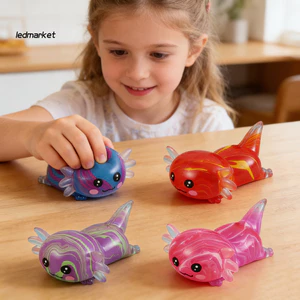 Đồ chơi giảm căng thẳng dành cho người lớn Giảm căng thẳng Hình dạng Newt dễ thương Đồ chơi bóp mềm Tpr Phục hồi chậm Đồ chơi giải nén giảm căng thẳng Không mùi và an toàn cho trẻ em để thư giãn