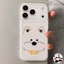 Vỏ Chó Con Dễ Thương Cho iQOO 13 12 11 11S 7 Neo 10R Neo10 Neo9 Neo8 Pro Neo7 Neo6 Neo5 SE Neo5S Neo3 U5X U3 U3X 5G 4G Vỏ Kem Hoạt Hình Ins Style Vỏ Điện Thoại