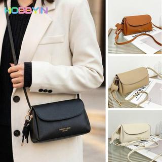 Túi đeo chéo HOBBYIN, Túi đeo vai nữ di động nhẹ bằng da, Ví đựng ly hợp cổ điển thời trang Quà tặng nữ