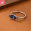 Nhẫn nữ adjustable màu xanh, thiết kế cute thú cưng, thời trang cá tính