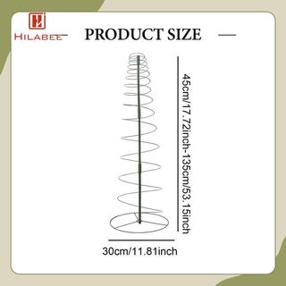 Vườn trong nhà Trellis Khung xoắn ốc bằng kim loại Hỗ trợ cây leo leo Tiết kiệm không gian Lưới sân vườn