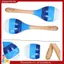 Lục lạc gõ tay Maracas, Nhạc cụ lắc Rumba bằng gỗ dành cho trẻ em Người lớn, Bộ 2, Xanh lam Dễ dàng cài đặt Dễ dàng sử dụng
