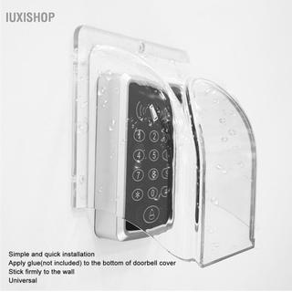 Iuxishop Tấm che mưa chuông cửa bằng nhựa trong suốt Thiết thực và bền bỉ cho máy chấm công
