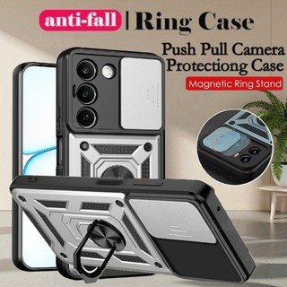 Dành Cho RealmeC100 5G Vỏ Cho Realme C100 i X C100i C100X C83 C 100 C 83 RealmeC83 2026 Vỏ Điện Thoại Chống Sốc Giáp Vòng Giá Đỡ Stent Đẩy Ống Kính Máy Ảnh Ốp Lưng Bảo Vệ Ống Kính