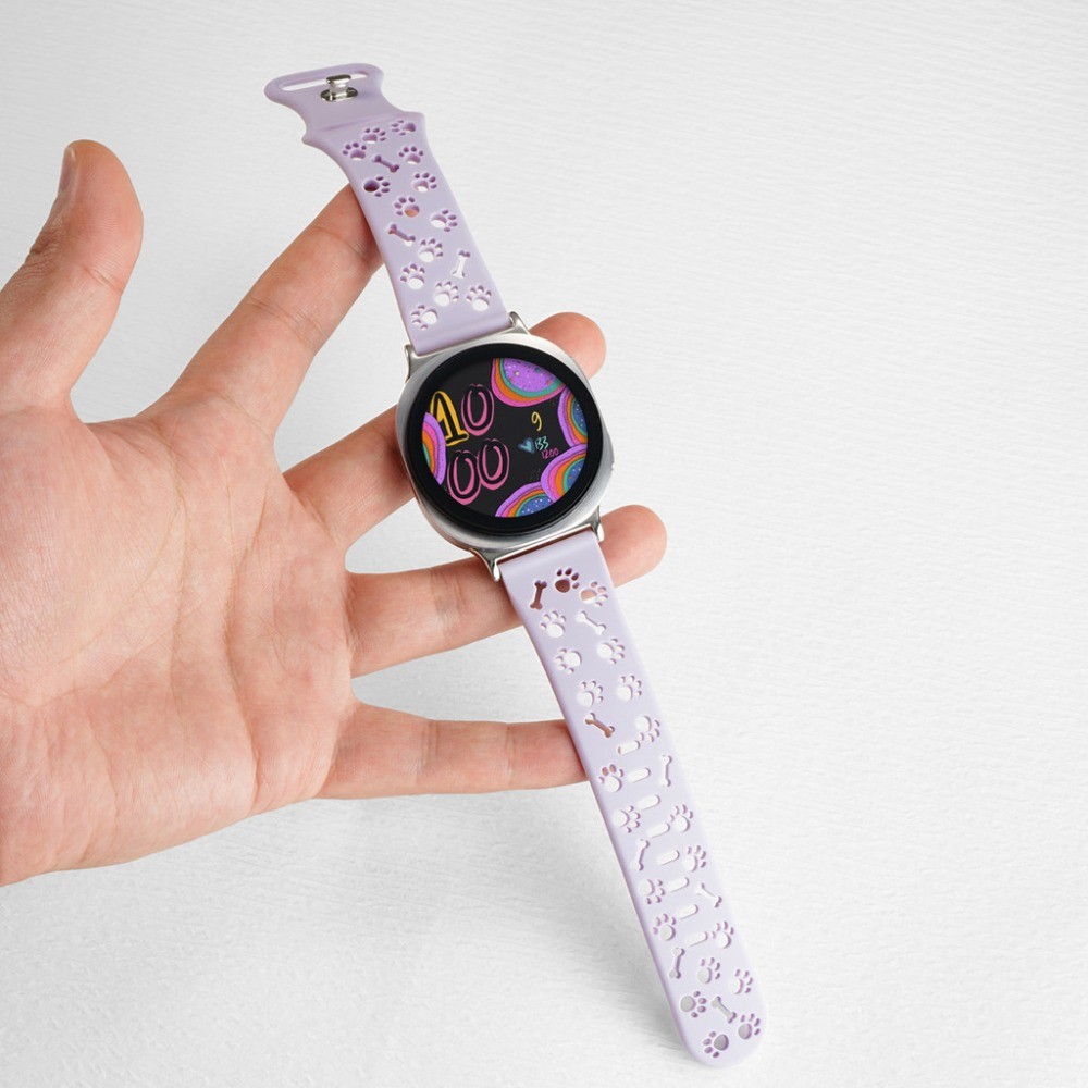 Dây đeo silicon cho Samsung Galaxy Watch 8 40 / 44mm 8 dây đeo đồng hồ 46mm cổ điển Phụ kiện
