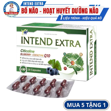 Hoạt Huyết Dưỡng Não Bổ Não INTEND EXTRA - rối loạn tiền đình, đau đầu chóng mặt, suy giảm trí nhớ