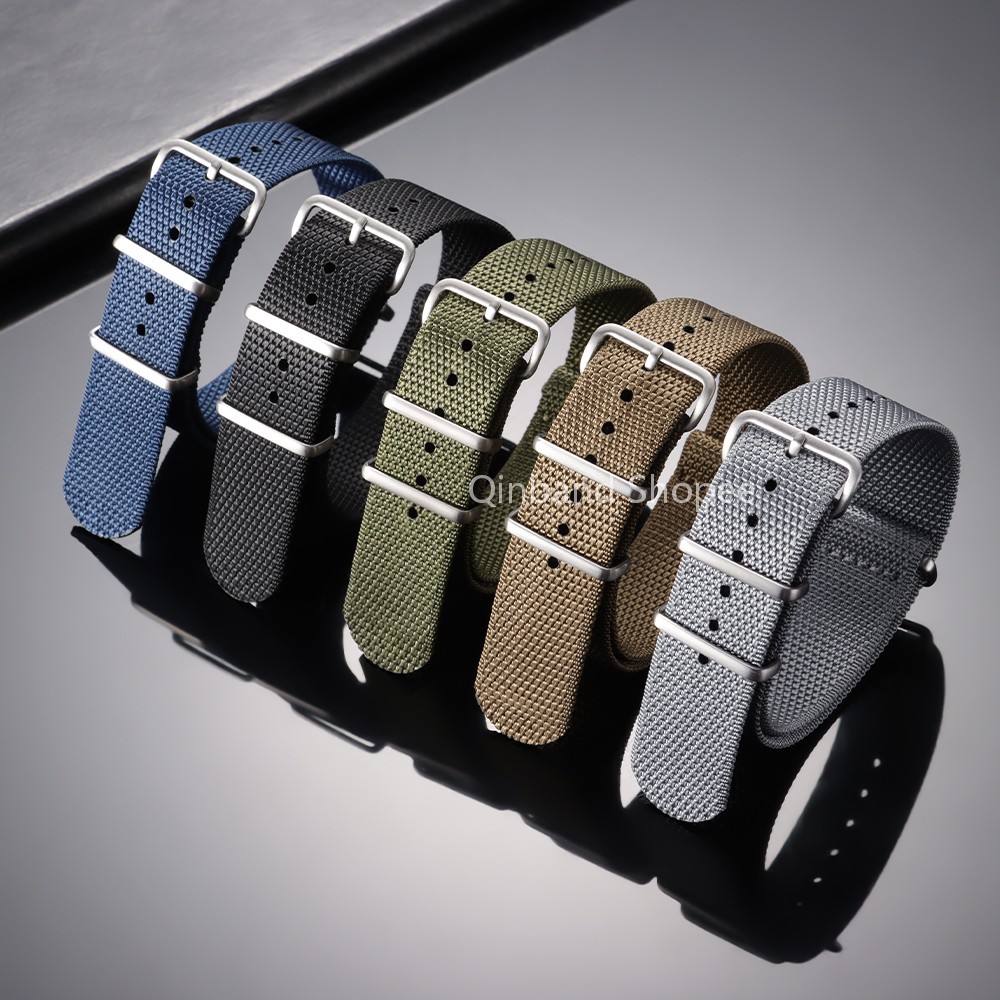 NATO Nylon Vải Dây Đeo Đồng Hồ Cho SEIKO Diver Phong Cách Quân Sự Dệt Dệt Đồng Hồ Dây 20 Mm 22 Mm Vòng Thay Thế Nam Nữ