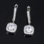 Bông tai Zircon dát siêu nhỏ sang trọng nhẹ Bông tai phong cách phù hợp Bông tai cấp 26.4.17