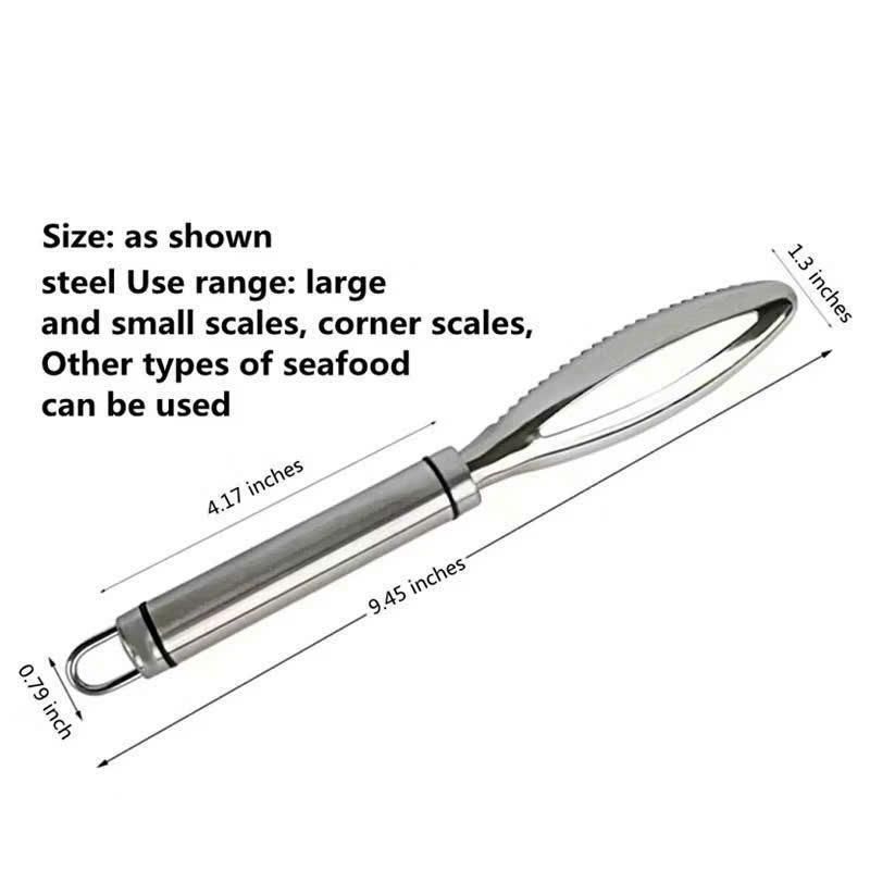 Dụng cụ đánh vẩy cá chuyên dụng làm từ chất liệu inox  không gỉ. Bền. Tiện dụng. C87 SHOP