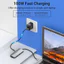 Vention Dock Chuyển Đổi Type-C 5in1 Sang HDMI & 3 Cổng USB 3.0 - Hỗ Trợ Sạc PD Nhanh Kim Loại Nguyên Khối, Tản Nhiệt Tốt