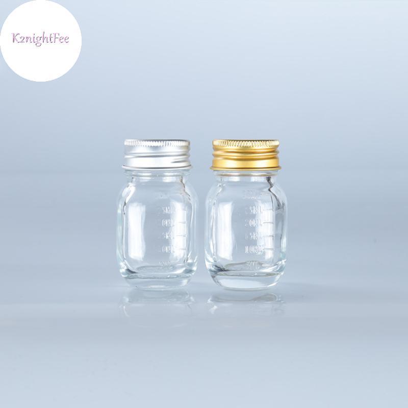 K2nightFee 1 Chai Thủy Tinh Nhỏ 30ml Có Nắp Chai Thuốc Chống Rò Rỉ Viên Chai Thủy Tinh Có Thể Đổ Lại VN