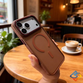 Ốp Điện Thoại Từ Tính Chống Trơn Trượt Mới Cho IPhone 17 Pro Max 12 13 14 15 16 Pro Max Vỏ Cứng Siêu Mỏng Chống Sốc